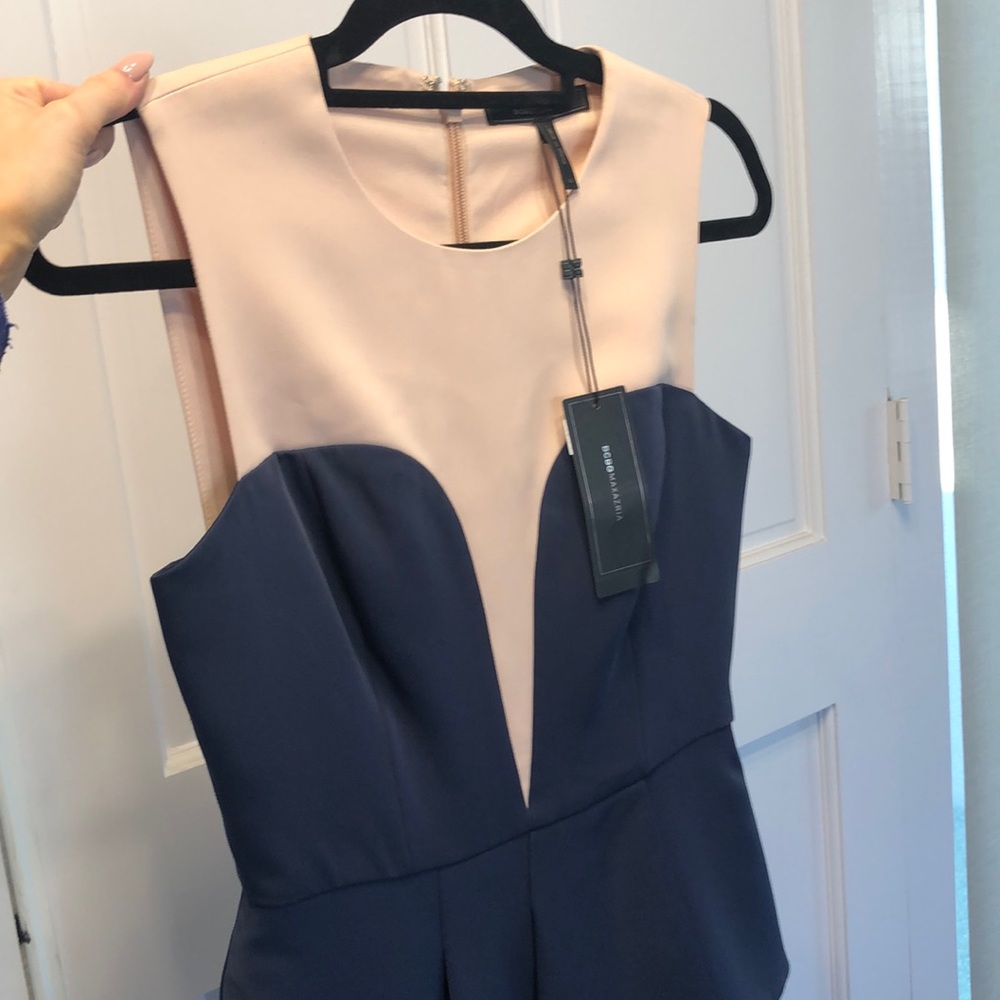 BCBG Peplum Cocktail Dress - Picture 3 of 6